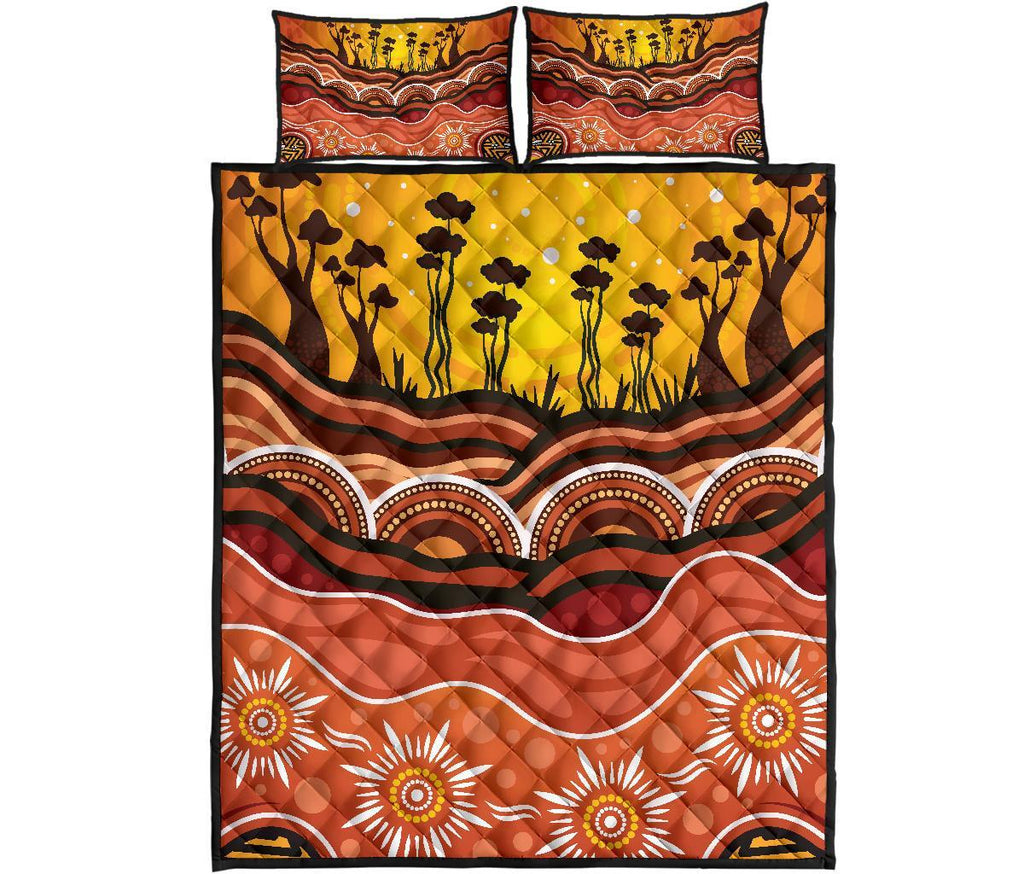 aboriginal-quilt-bed-set-boab-tree-dot-painting-ver01