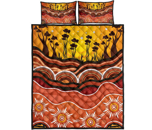 aboriginal-quilt-bed-set-boab-tree-dot-painting-ver01