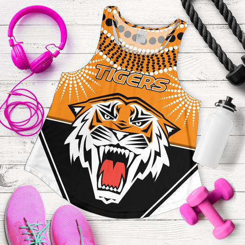 Tigers Women's Racerback Tank Wests Indigenous Newest - Vibe Hoodie