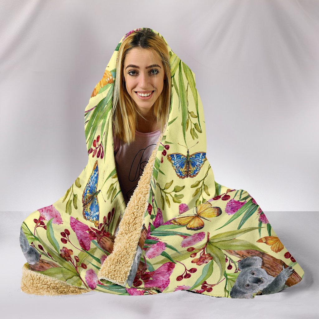 hooded-blanket-koala-hooded-butterflies-painting-blanket
