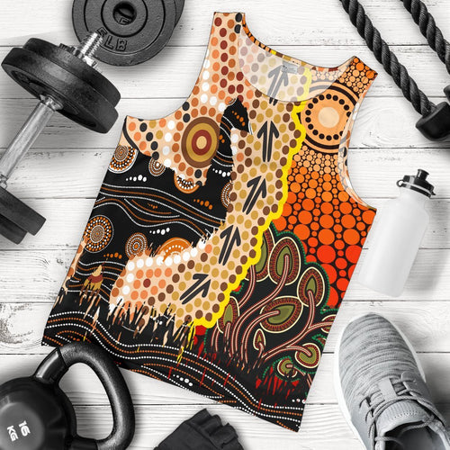 mens-tank-top-australian-aboriginal-sun-and-emu
