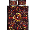 aboriginal-quilt-bed-set-indegenous-dot-painting-art