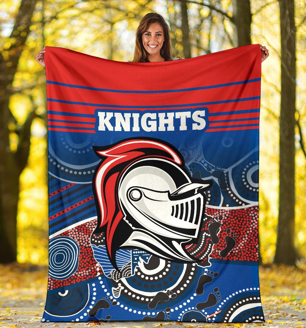 knights-premium-blanket-newcastle-aboriginal-horizontal-style