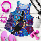 Aboriginal Women's Racerback Tank - Indigenous Platypus - Vibe Hoodie