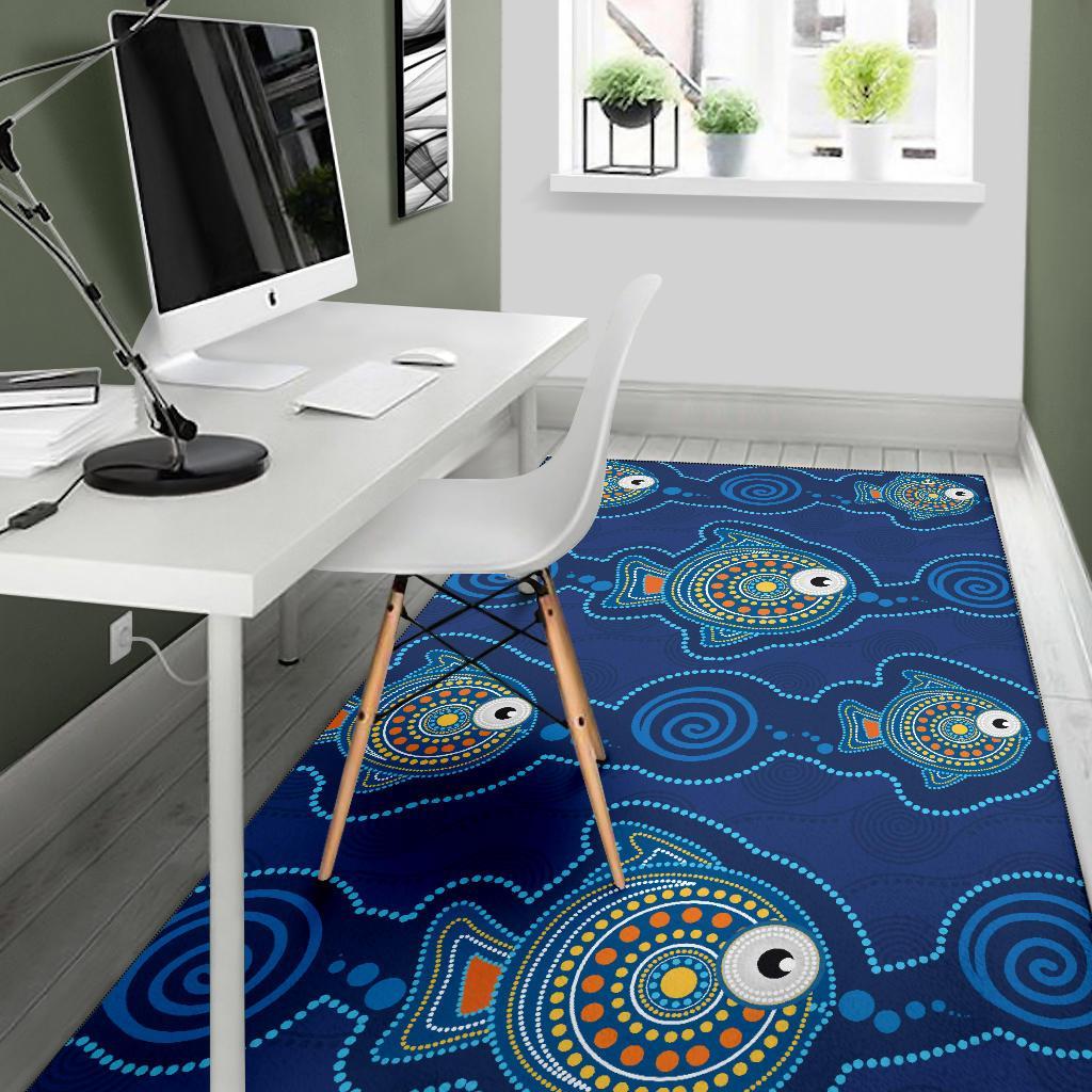 aboriginal-area-rug-indigenous-turtle-patterns