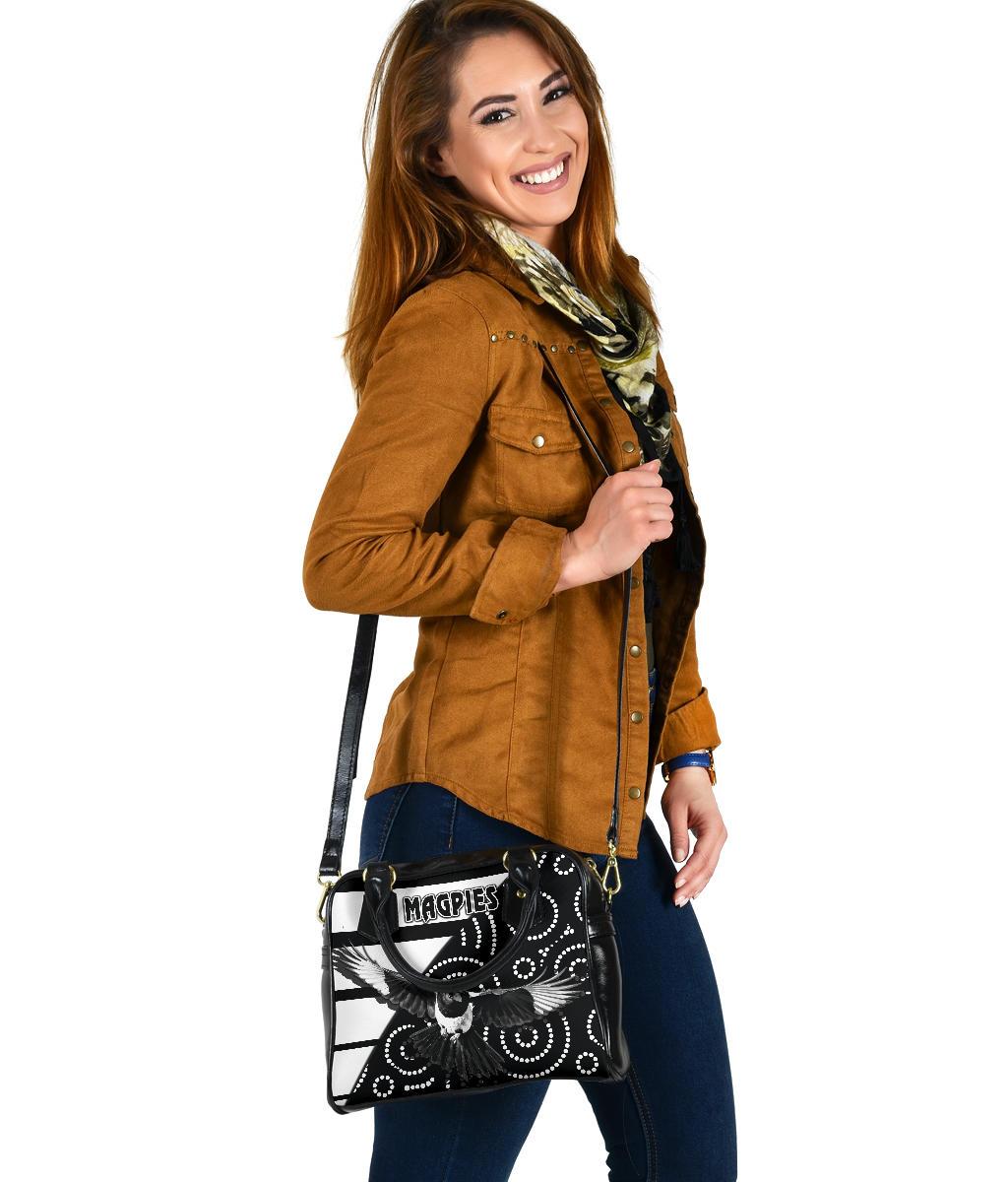 Western Suburbs Magpies Shoulder Handbag Simple Indigenous - Vibe Hoodie