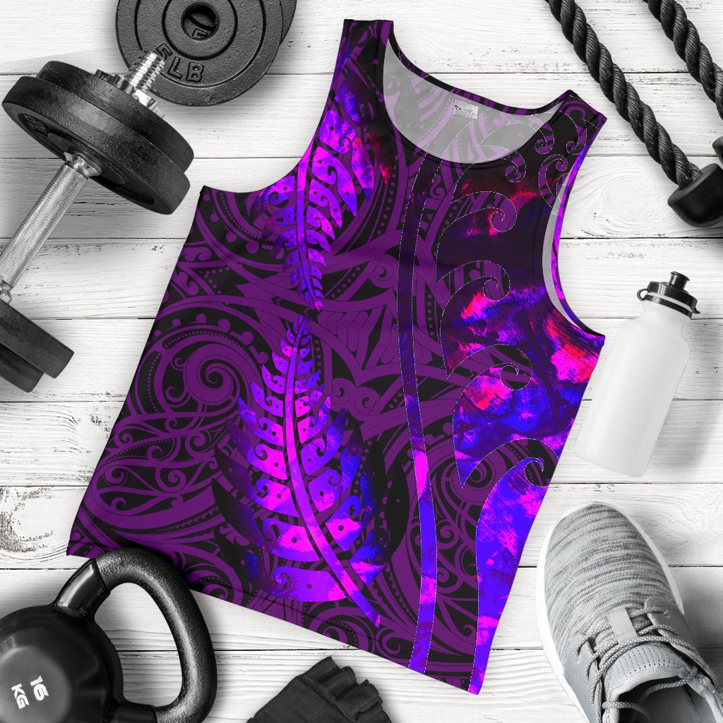 aotearoa-maori-men-tank-top-silver-fern-koru-vibes-purple