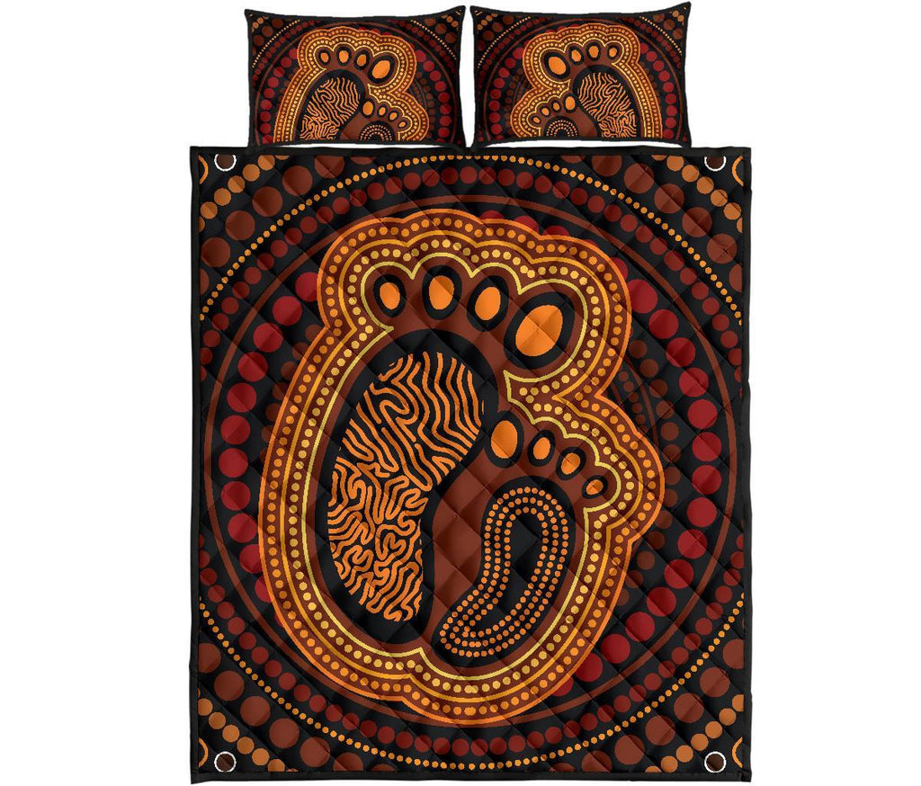 aboriginal-quilt-bed-set-aboriginal-footprint