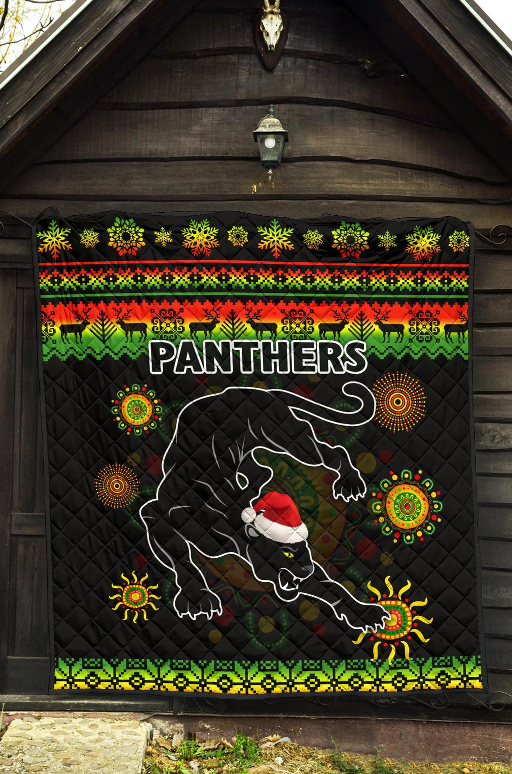 penrith-panthers-christmas-premium-quilt-indigenous