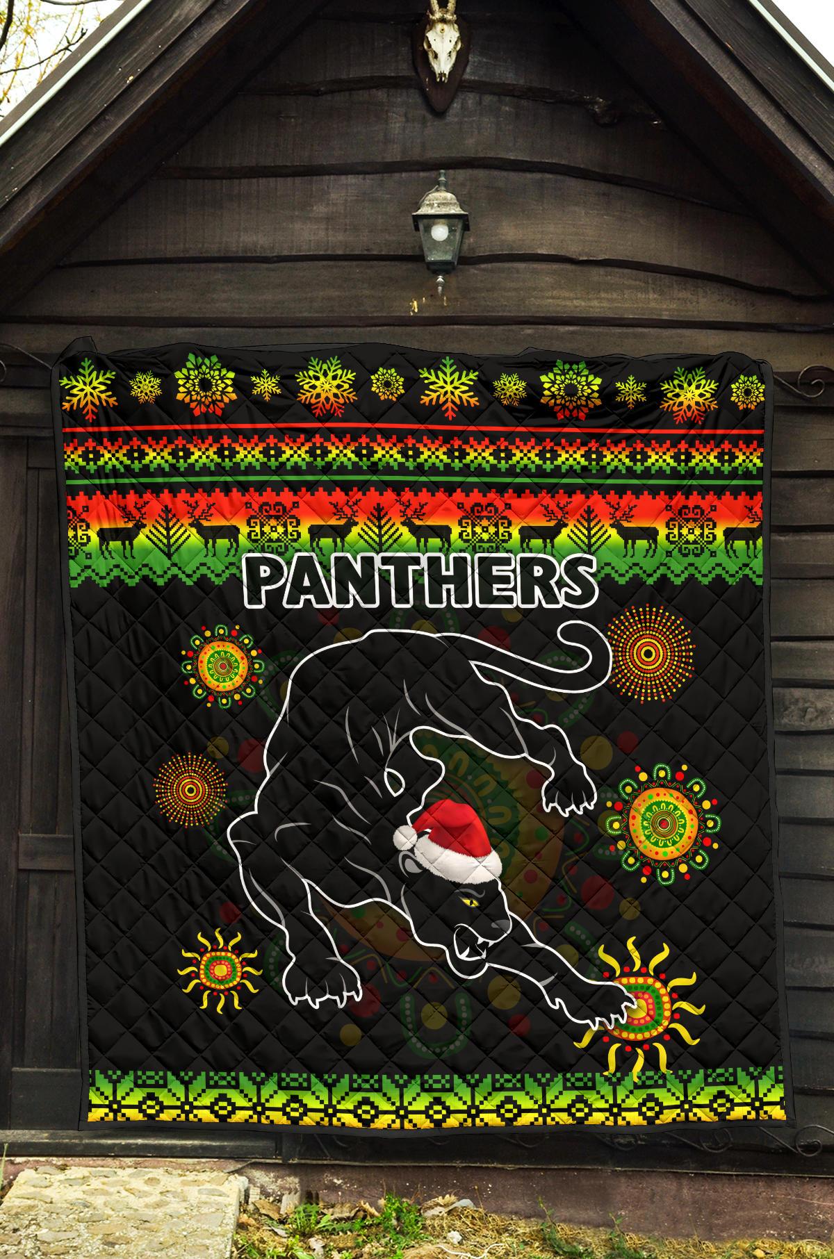 penrith-panthers-christmas-premium-quilt-indigenous