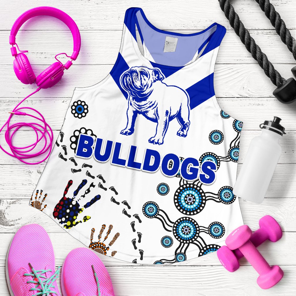 Canterbury-Bankstown Bulldogs Women Racerback Tank Indigenous - Vibe Hoodie