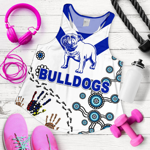 Canterbury-Bankstown Bulldogs Women Racerback Tank Indigenous - Vibe Hoodie