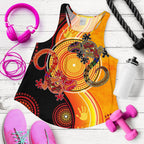 Aboriginal Women's Racerback Tank - Couple Aboriginal Lizards - Vibe Hoodie