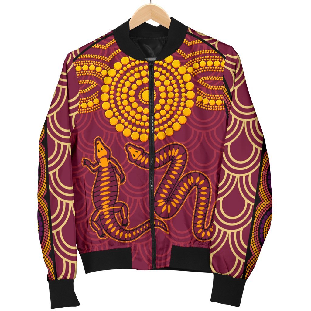 aboriginal-mens-bomber-jacket-aboriginal-snake-and-alligator