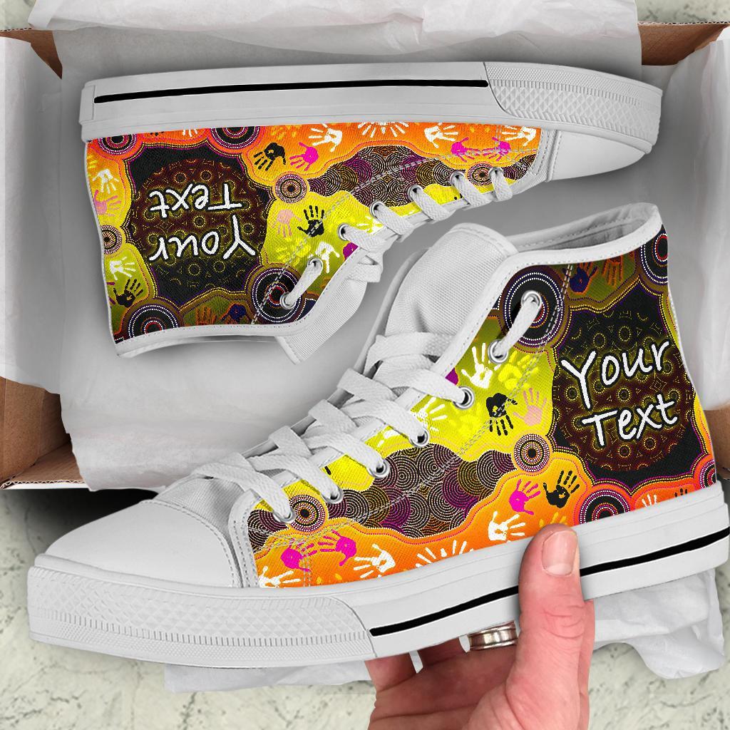 custom-aboriginal-high-top-shoe-indigenous-circle-dot-painting-hand-art-bn18