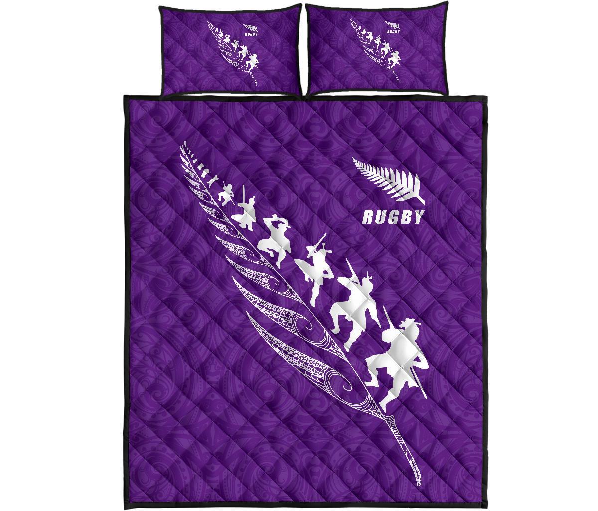 quilt-bed-set-nz-rugby-haka-violet