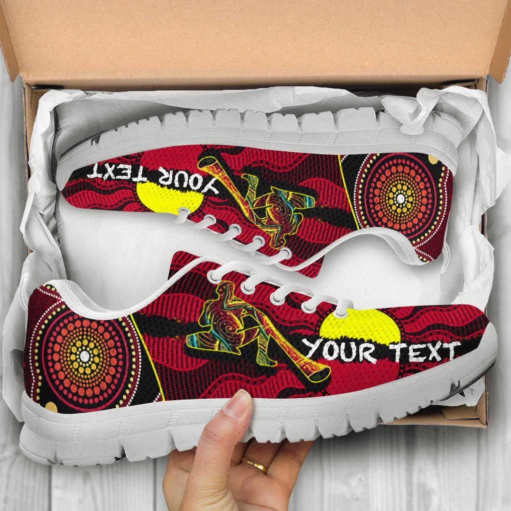 custom-sneakers-australia-aboriginal-dots-with-didgeridoo-black