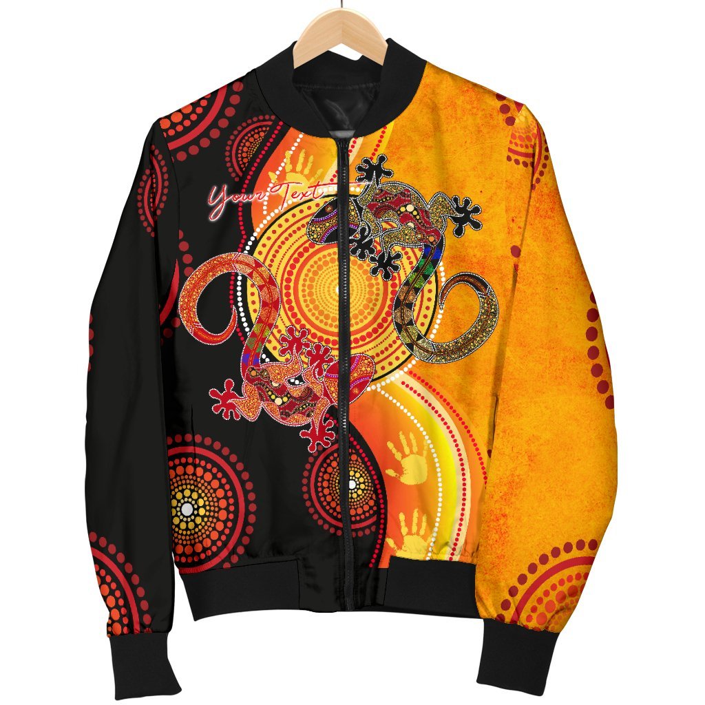 aboriginal-personalised-womens-bomber-jacket-couple-aboriginal-lizards