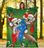 christmas-premium-blanket-australia-flag-with-koala-ugly-christmas