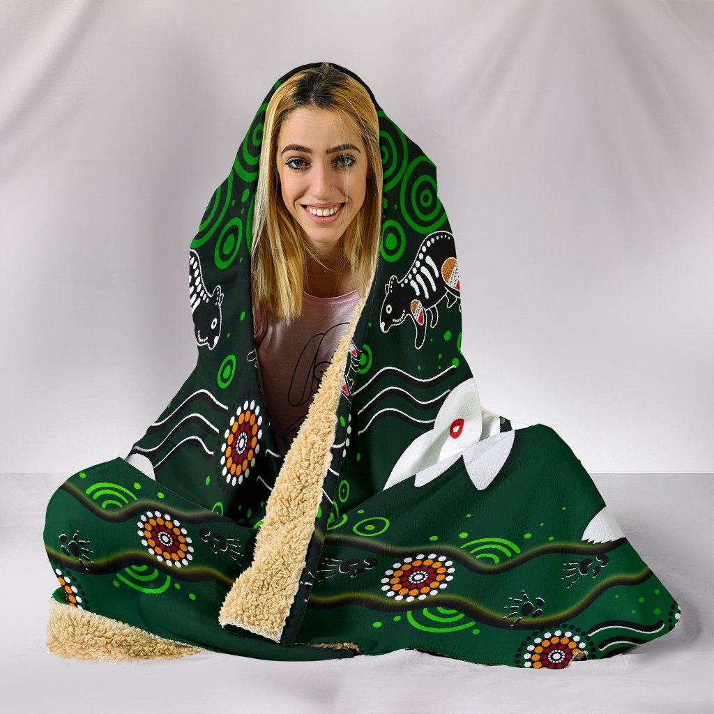 rabbitohs-hooded-blanket-simple-indigenous