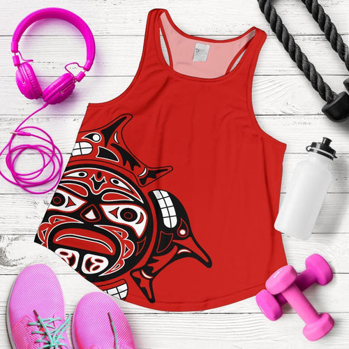 Canada Haida Women Racerback Tank Top - Vibe Hoodie