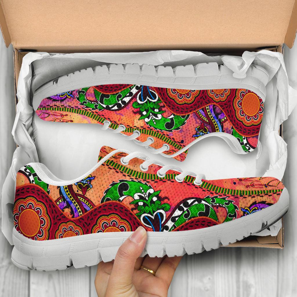 aboriginal-sneakers-aussie-indigenous-patterns-orange