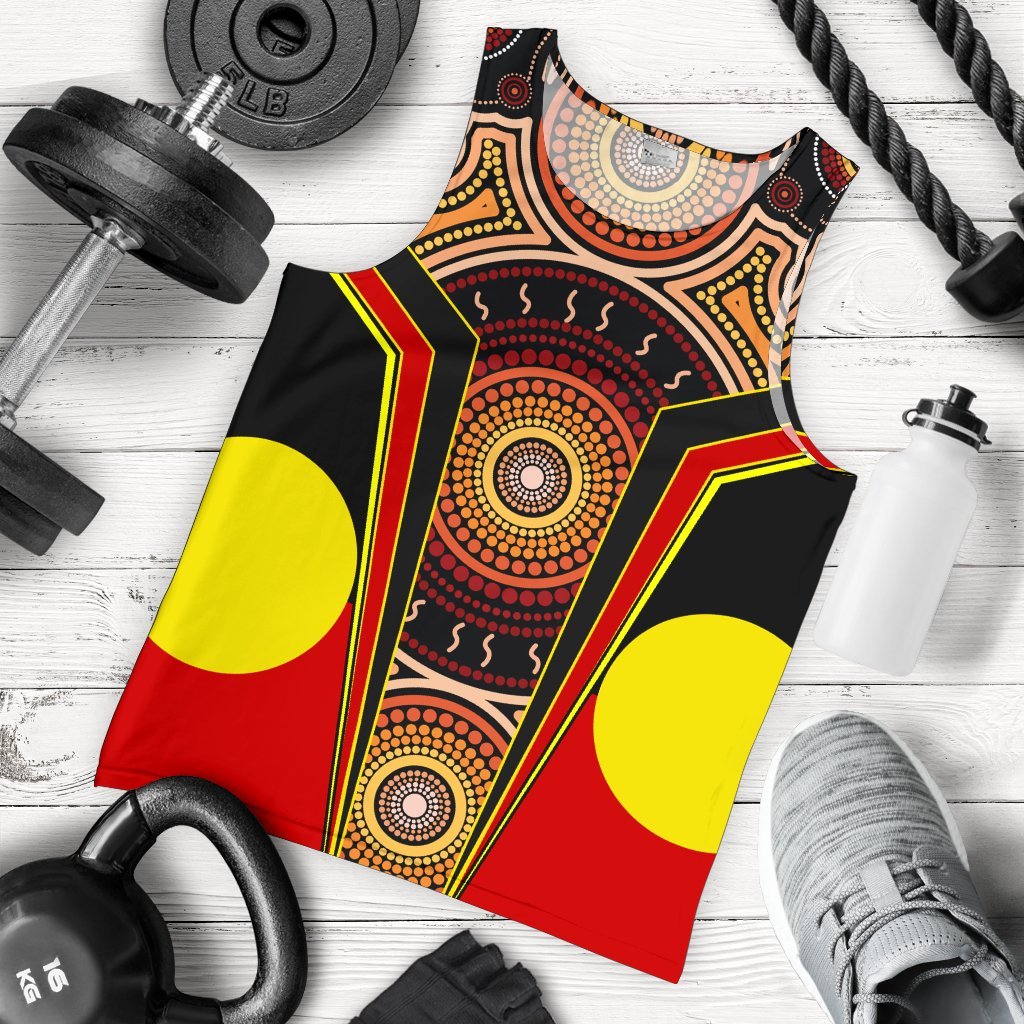 mens-tank-top-aboriginal-with-dot-painting-art
