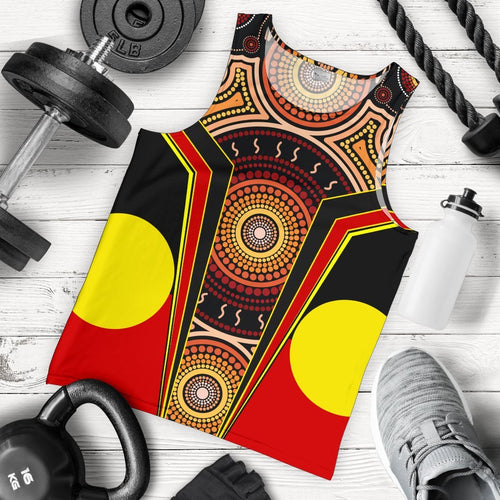 mens-tank-top-aboriginal-with-dot-painting-art