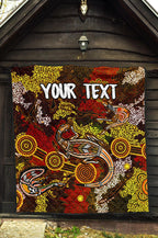 custom-aboriginal-premium-quilt-kangaroo-and-lizard-dot-painting-art