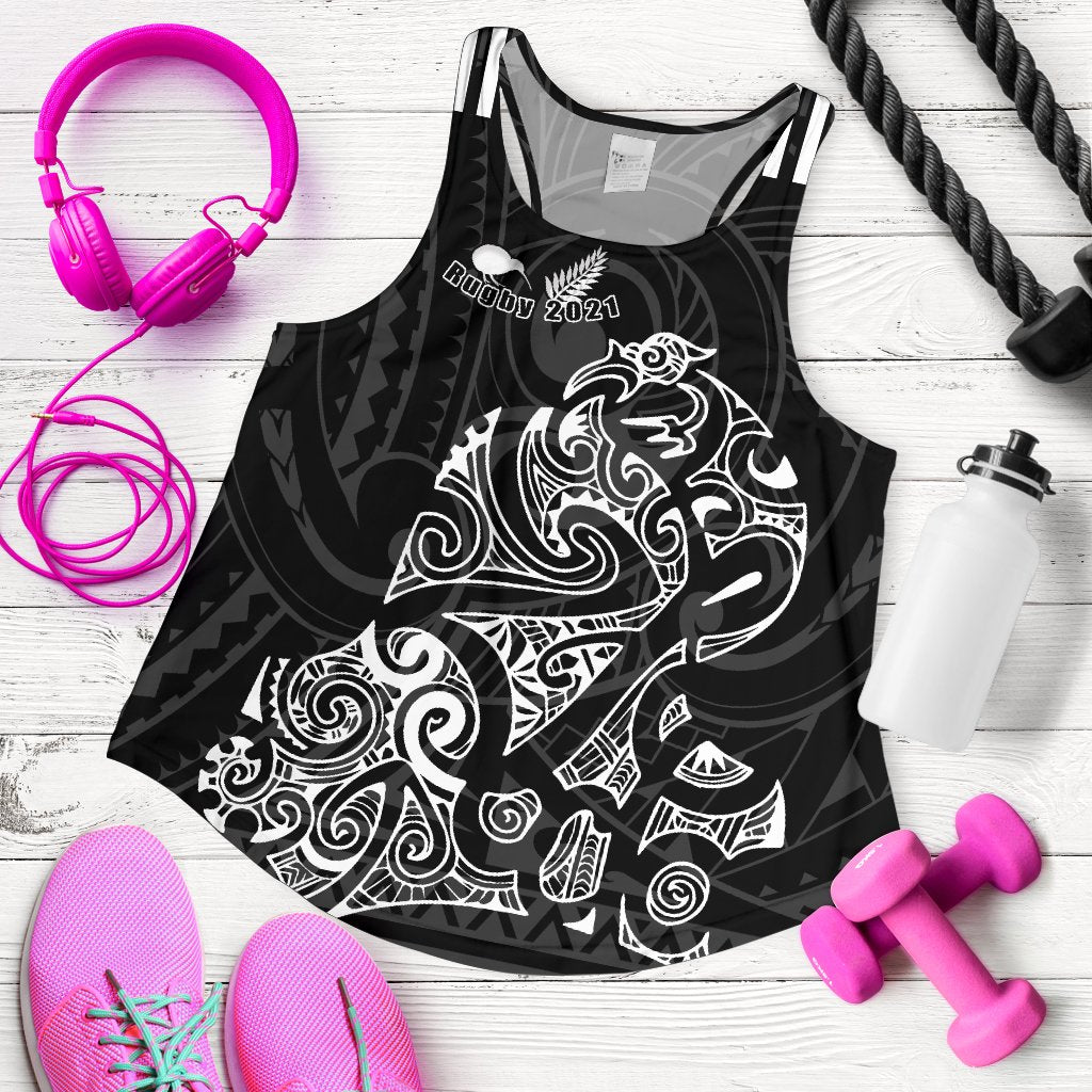 Aotearoa Super Rugby Women Racerback Tank Maori Kiwi - Vibe Hoodie