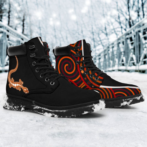 aboriginal-all-season-boots-indigenous-lizard-dreaming
