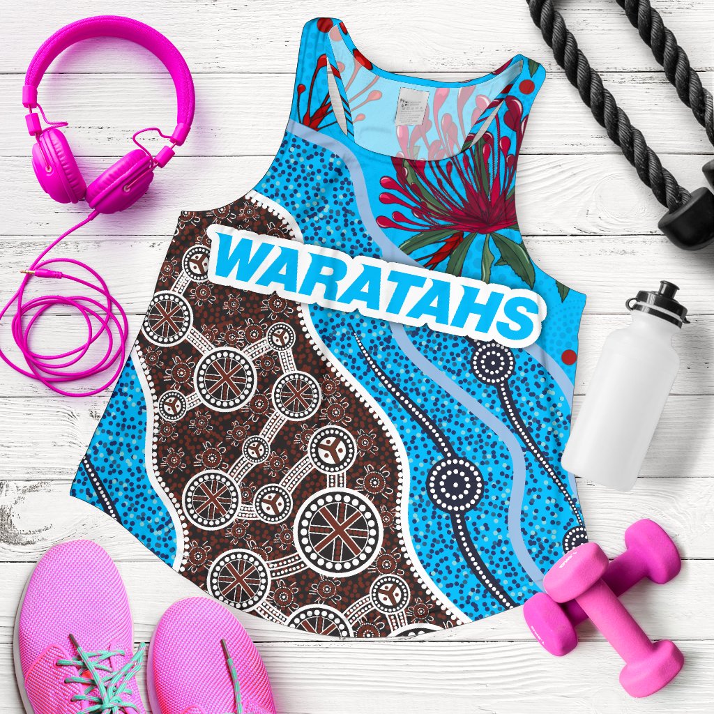 Australia Racerback Tank Waratahs - Rugby - Vibe Hoodie