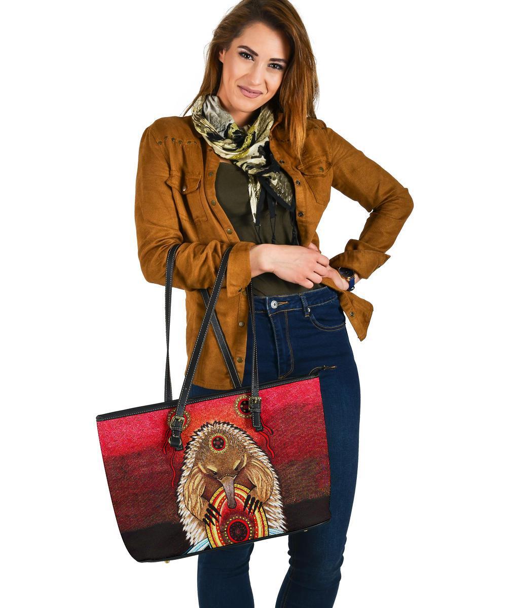 large-leather-tote-bag-australian-echidna