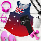 Racerback Tank - Aus Flag Tank Top Emus - Women - Vibe Hoodie