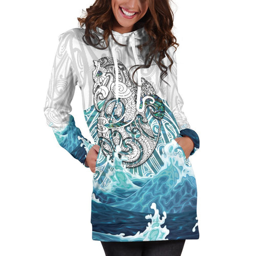 maori-manaia-the-blue-sea-womens-hoodie-dress-white