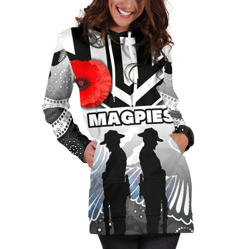magpies-womens-hoodie-dress-collingwood-anzac-day-special-version