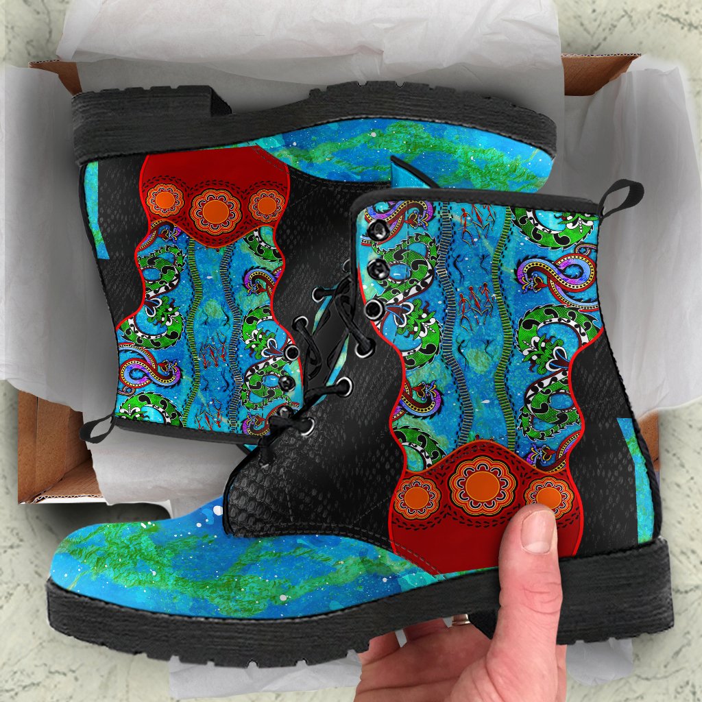 aboriginal-leather-boots-aussie-indigenous-patterns-blue
