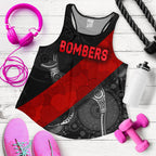 Essendon Women Racerback Tank Indigenous Bombers - Black - Vibe Hoodie