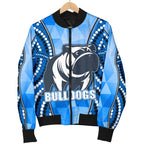bulldogs-womens-bomber-jacket-indigenous-snappy