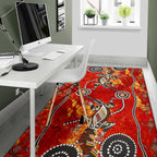 aboriginal-area-rug-crocodile-and