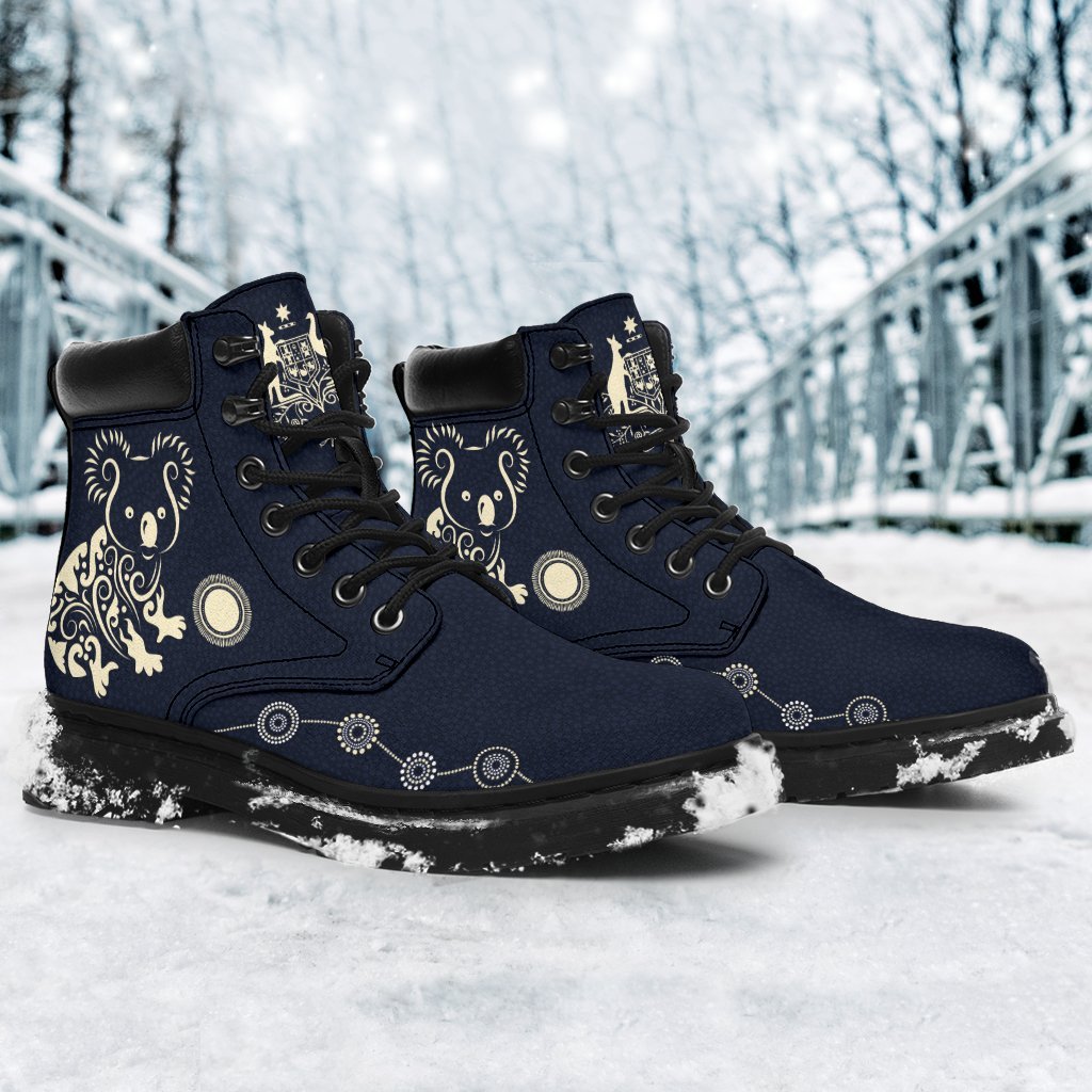 aboriginal-boots-koala-patterns-treasure-australia-coat-of-arms-all-season