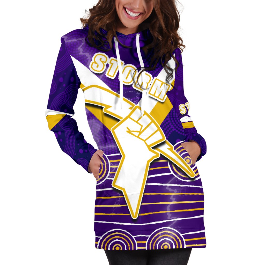 storm-women-hoodie-dress-indigenous-melbourne