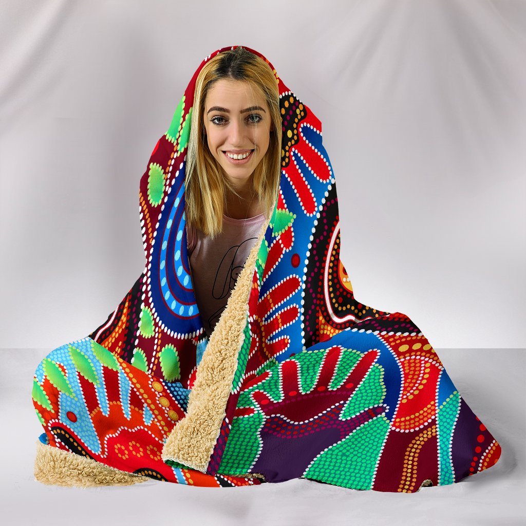 aboriginal-hooded-blanket-koala-and-hand-art-dot-painting-blanket
