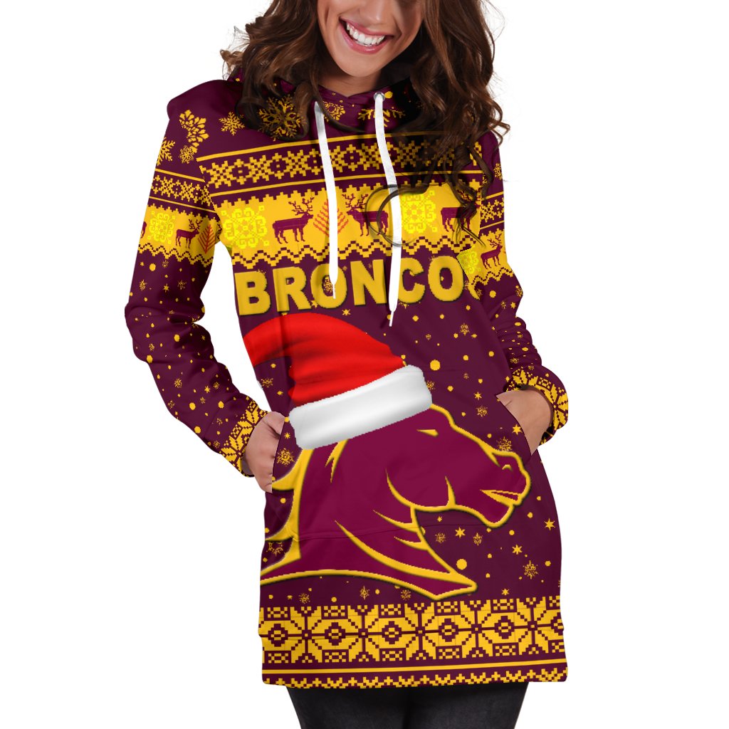 brisbane-women-hoodie-dress-broncos-christmas-unique-vibes-maroon