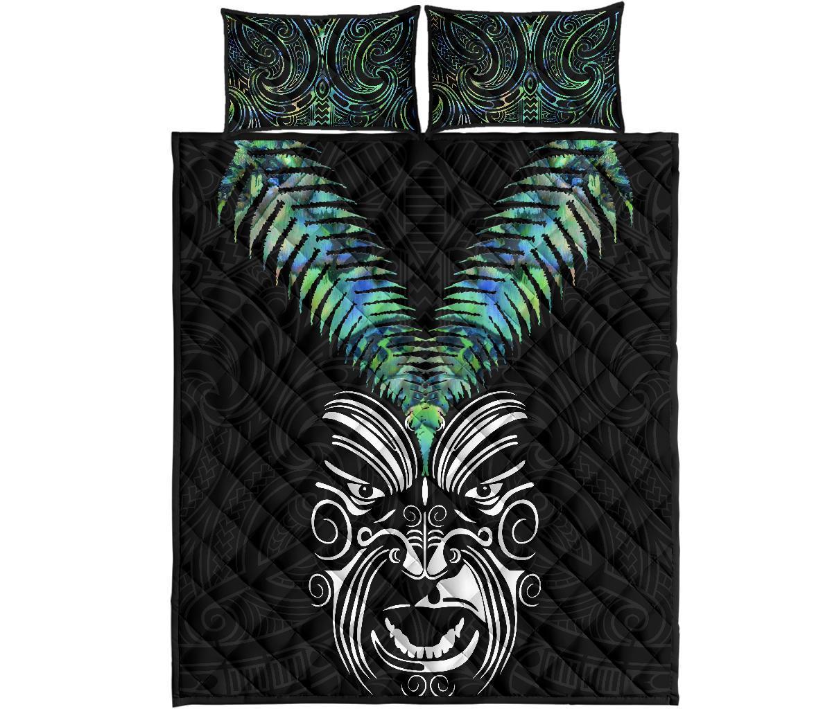 new-zealand-maori-moko-quilt-bed-set-paua-shell
