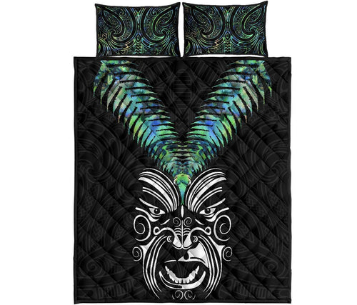 new-zealand-maori-moko-quilt-bed-set-paua-shell
