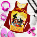 Anzac Women's Racerback Tank - Lest We Forget Aboriginal Version - Vibe Hoodie