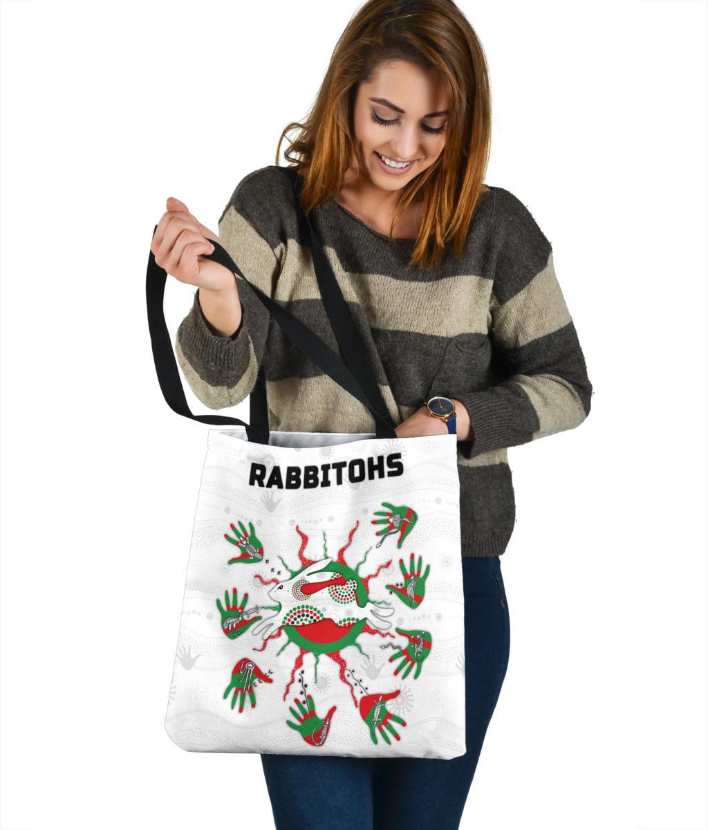 rabbitohs-indigenous-tote-bag-animals-aboriginal