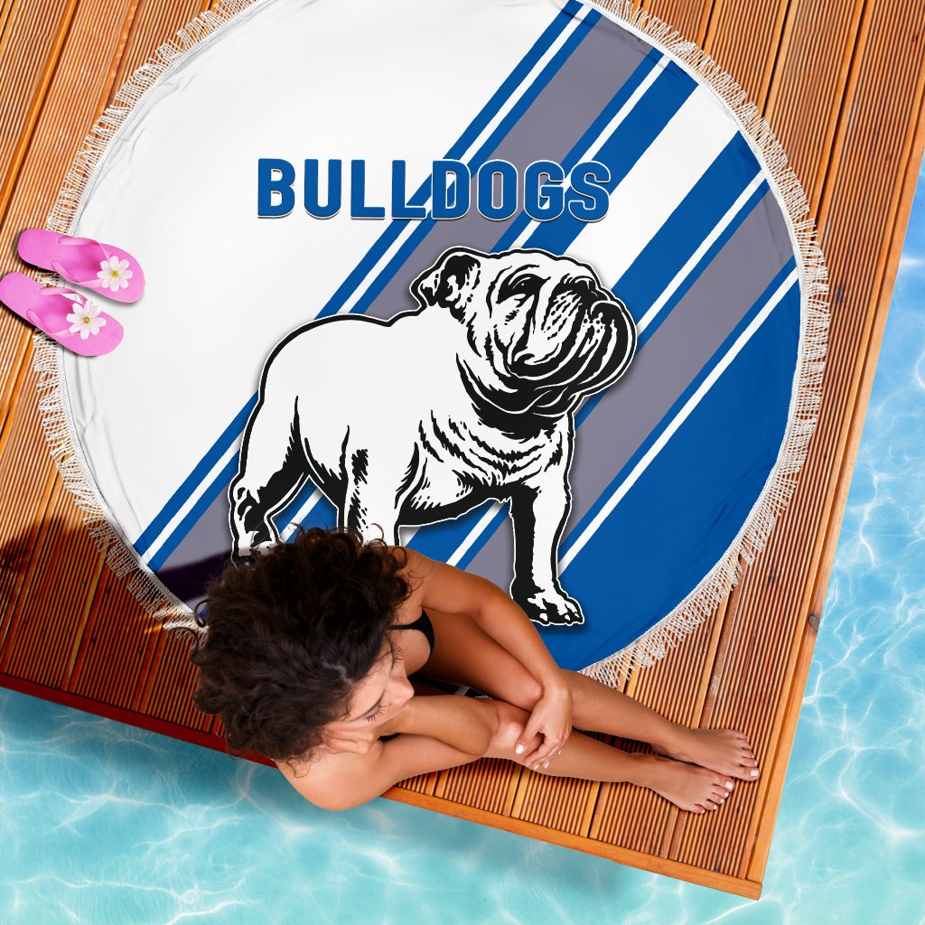 canterbury-bankstown-bulldogs-beach-blanket-simple-style