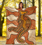 aboriginal-premium-blanket-indigenous-kangaroo-vintage-stye
